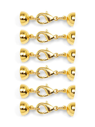 Alternate view of Gold Magnetic Extender for Necklace or Bracelet
