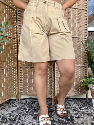 Khaki Coastal Bermuda Shorts
