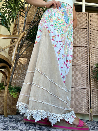 Alternate view of Oli & Hali Natural Beach Bound Wide Leg Pant
