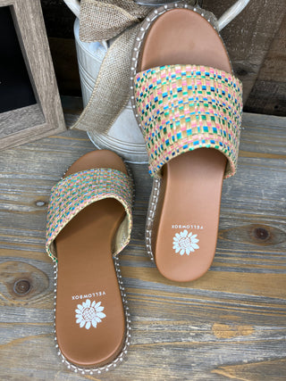 Alternate view of Yellowbox Lewis Multicolor Wedge Sandal
