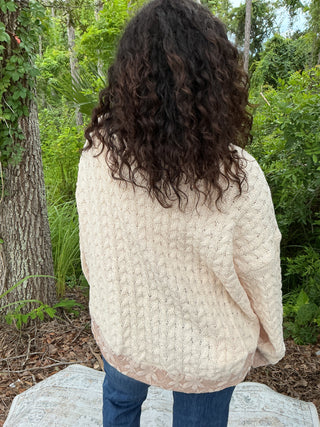 POL Powder Cream & Pearl Sweater