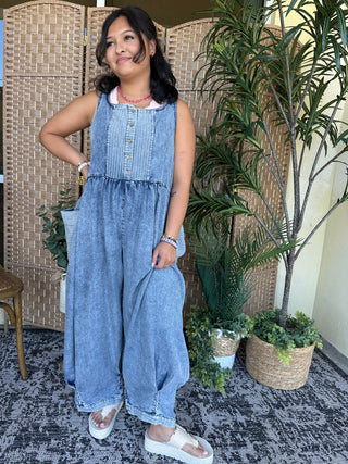 Oli & Hali Big Pocket Tencel Jumpsuit Oversized