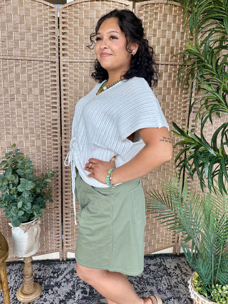 Alternate view of White Oversized It Girl Top
