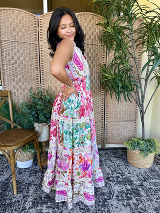 Alternate view of POL Blossoming Soul Floral Maxi Dress
