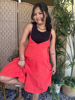 Easel Soak Up the Sun Romper Vintage Red