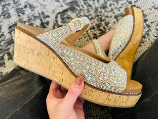 Alternate view of Corkys Treat Yourself Rhinestone Wedges

