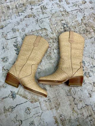 MIA Jenah Natural Woven Summer Boot