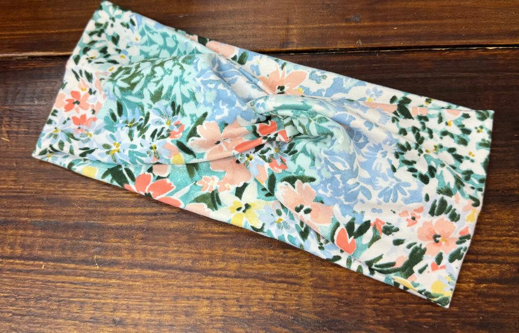 Gypsy Wrap - TWIST Mint Floral - The Gypsy Belle Boutique