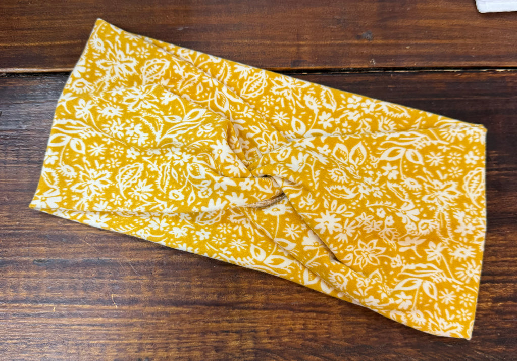 Gypsy Wrap - TWIST Floral Goldenrod - The Gypsy Belle Boutique