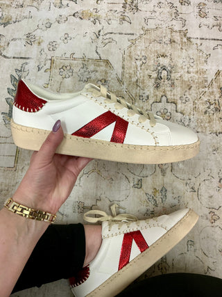 Corkys Friend Zone Sneaker White & Red