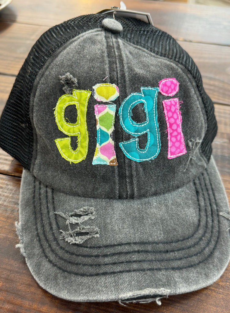 GIGI Black & Team Pony Hat - The Gypsy Belle Boutique