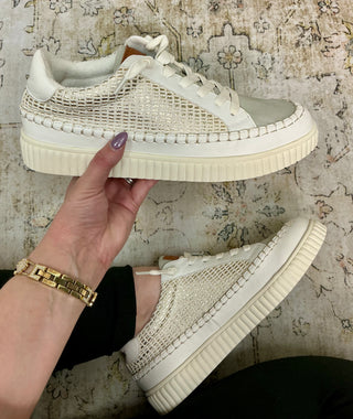 Yellowbox Moxie Sneaker Gold & White