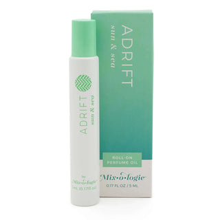 ADRIFT Sun & Sea Mixologie Rollerball Perfume in tropical design, 5ml bottle