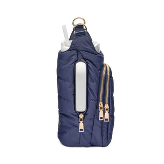 NAVY HydroBag® HANDLE™ Purse w/ Navy & White Crossbody Strap