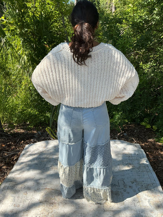 POL Vintage Patchwork Palazzo Pants (2 COLORS)