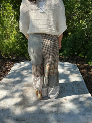 POL Vintage Patchwork Palazzo Pants (2 COLORS)