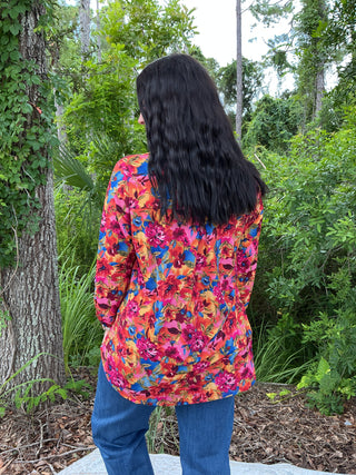 Dear Scarlett Fall Floral Lizzy Top