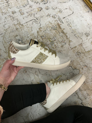 Yellowbox Candice Sneaker Gold Sparkle & White