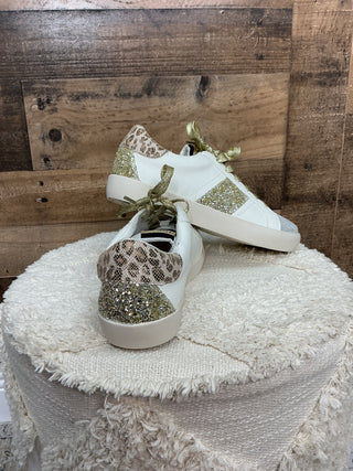Yellowbox Candice Sneaker Gold Sparkle & White