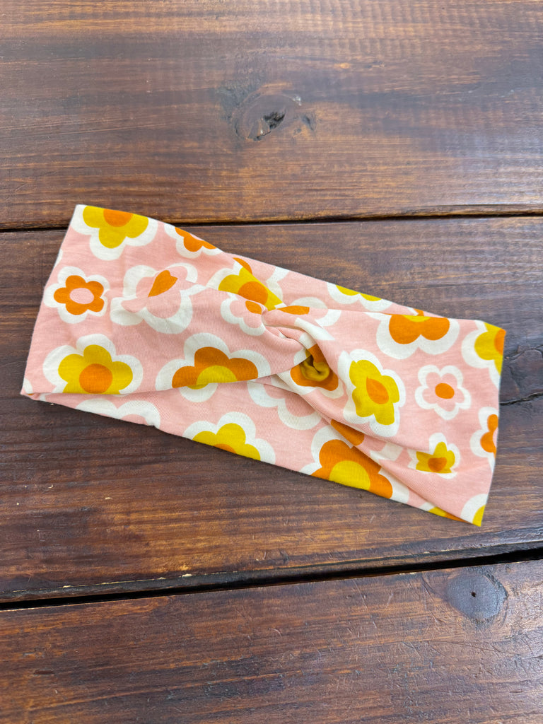 Gypsy Wrap - Light Pink, Rust & Yellow Floral - The Gypsy Belle Boutique