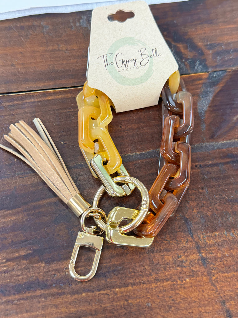 Chain Link Keychain Bracelet - The Gypsy Belle Boutique