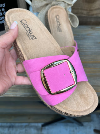 Corkys Road Trip Pink Sandals