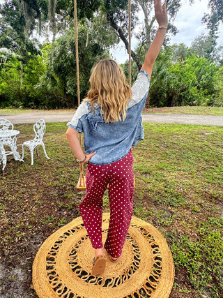 Alternate view of Stella Embroidered Star Denim Top
