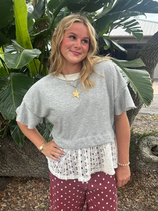 Alternate view of Picnic in the Park Ruffle Top
