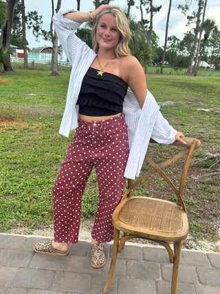 Alternate view of Drove All Night Pinstripe Boho Oxford
