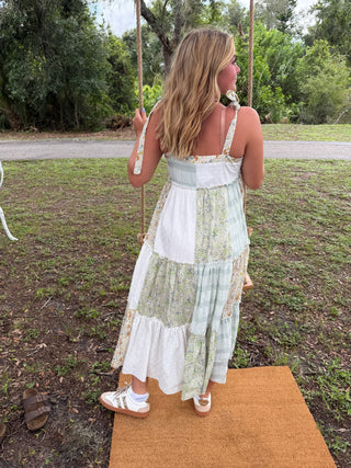 Alternate view of La Isla Bonita Patchwork Tiered Maxi Dress
