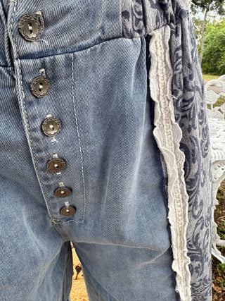Alternate view of POL Careless Whisper Denim Jogger
