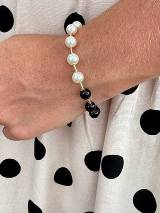 Alternate view of Tied Up For The Moment Dotted Maxi Dress
