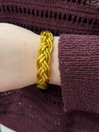 Belle Bangles GOLD — The Double Braid
