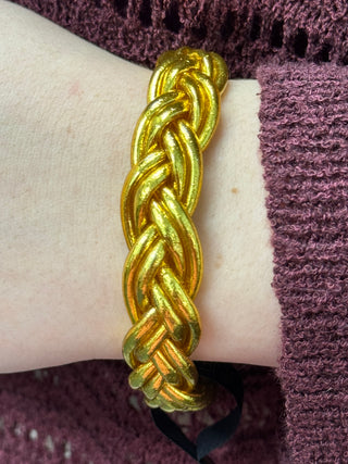 Belle Bangles GOLD — The Double Braid
