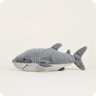 Warmies Shark Junior Microwavable Plush – Cozy, soft blue-gray shark toy offering warmth and comfort, perfect for kids.