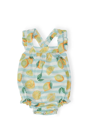 Alternate view of Lovely Lemons Infant Ruffle Romper
