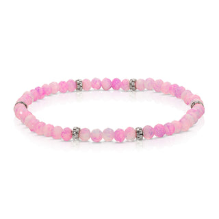 Bracelet Bar - Build a Stack PINK WHITE TIE DYE SILVER
