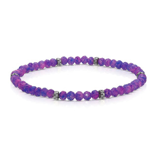 Bracelet Bar - Build a Stack PINK PURPLE TIE DYE SILVER

