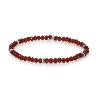 Bracelet Bar - Build a Stack GARNET SILVER