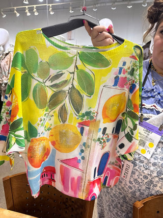 Easy Peasy Lemon Batwing Top
