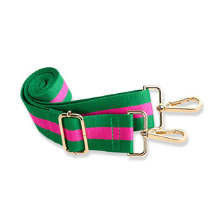 KELLY GREEN HydroBag® HANDLE™ Purse w/ Green & Pink Crossbody Strap