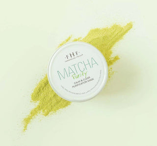 FHF Matcha Purity Mask - Refresh & Soothe Skin with Natural Ingredients in Green Packaging