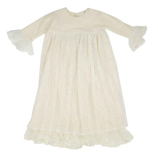 Haute Baby Mary Catherine Ivory Lace Infant Gown