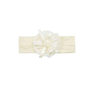 Haute Baby Mary Catherine Ivory Infant Headband