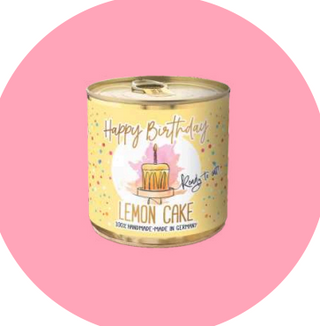 CanCakes Ready to Eat Party Cake in a Can! (w/ a candle)