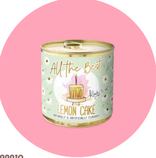 CanCakes Ready to Eat Party Cake in a Can! (w/ a candle)