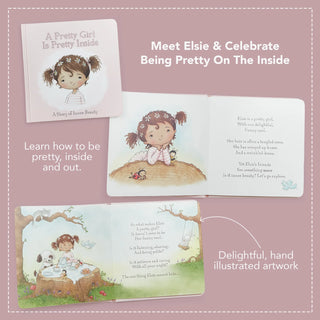 Alternate view of A Pretty Girl Board Book - Brown Hair
