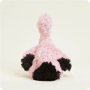 Warmies Flamingo Microwavable Plush - Cozy, pink flamingo stuffed animal providing warmth and soothing comfort.