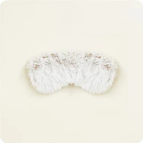 Warmies Marshmallow Brown Microwavable Eye Mask - Soothing, plush comfort with a soft brown design for relaxation and warmth.