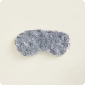 Alt text: "Warmies Curly Gray Microwavable Eye Mask for soothing relief and relaxation